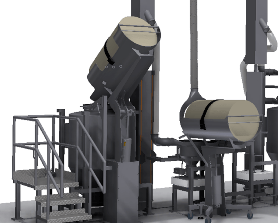 Weighing and Dispensing System rendering